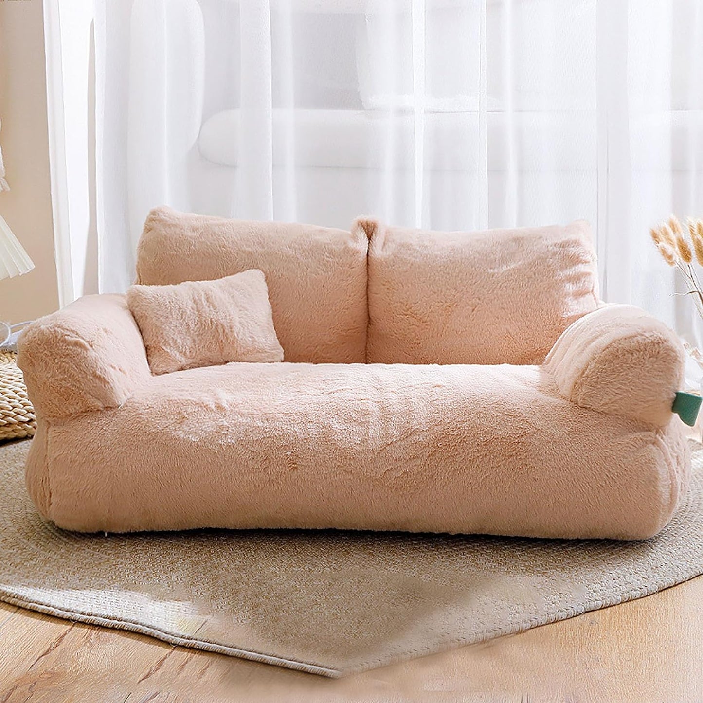 Calming Pet Sofa - Dogs & Cats - POWDER PINK